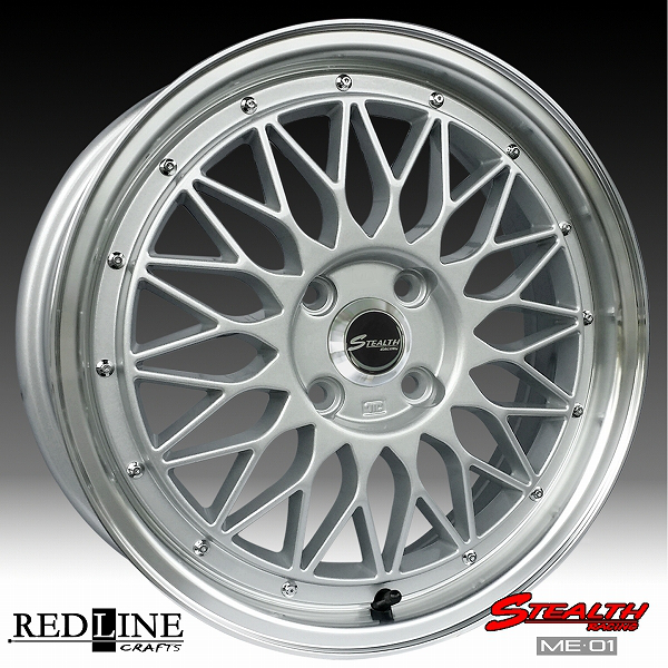 □ STEALTH Racing ME01 □ 16x5.5J 軽四用/人気のメッシュ!! GOODYEAR 165/50R16 タイヤ付4本セット  | 【送料無料】タイヤホイール通販 ステルスレーシング 販売 REDLINE直販