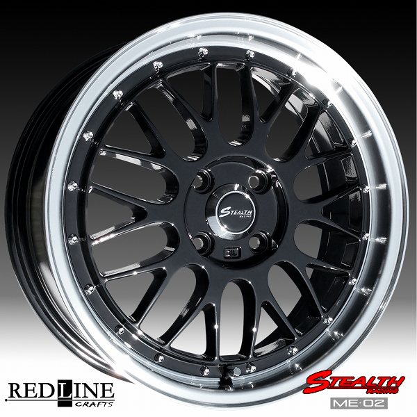 ■ STEALTH Racing ME02 ■ 新製品!!

スペシャルサイズ, 16x6.0J
軽四カスタム専用ホイール

Hankook 165/40R16 タイヤ付4本セット