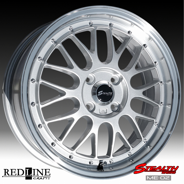 ■ STEALTH Racing ME02 ■ 新製品!!

スペシャルサイズ, 16x6.0J
軽四カスタム専用ホイール

GOODYEAR LS2000 165/50R16
タイヤ付4本セット