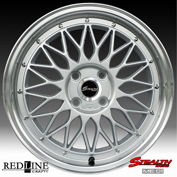 ■ STEALTH Racing ME01 ■

16x5.5J　軽四用/人気のメッシュ!!

KENDA KR23A　165/50R16 タイヤ付4本セット