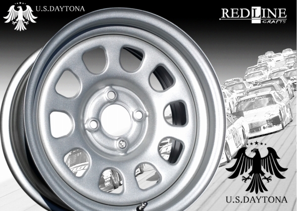 ■ U.S.Daytona デイトナ ■

15x7.0J オフセット+20　PCD100

シルバーメタリック色　ホイール4本セット

走り屋/ヘラフラ/シャコタン推薦!!
カスタム/チューニングサイズ