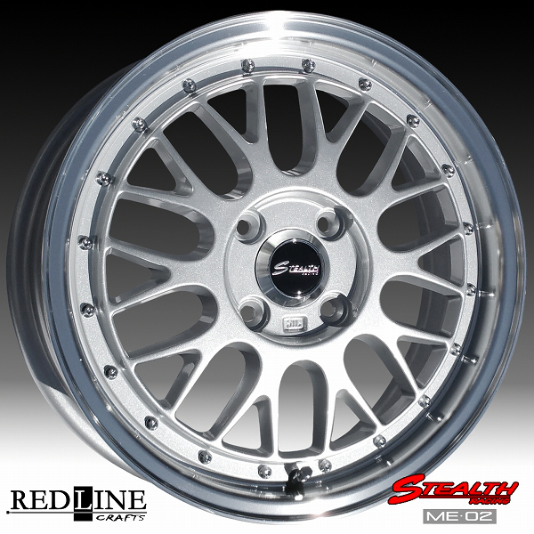 ■ STEALTH Racing ME-02 ■ 新製品!!

ドレスアップサイズ, 15x5.5J
軽四カスタム車用ホイール+

GOODYEAR LS2000 165/55R15 タイヤ付4本セット