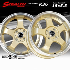 ■ STEALTH Racing K36 ■

15x5.5J　軽四用/人気のスーパーディープリム!!

KENDA KR23A　165/50R15 タイヤ付4本セット