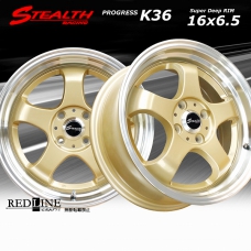 ■ STEALTH Racing K36 ■

前後幅広&スーパーディープ2段リム!!

16x6.5J チューニング軽四用ホイール4本セット