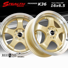 ■ STEALTH Racing K36 ■

前後幅広&スーパーディープ2段リム!!

16x6.5J　チューニング軽四用ホイール+

Hankook 165/40R16 タイヤ付4本セット