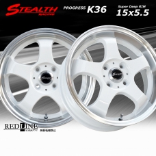 ■ STEALTH Racing K36 ■

15x5.5J　軽四用/人気のスーパーディープリム!!

KENDA KR23A 165/55R15 タイヤ付4本セット