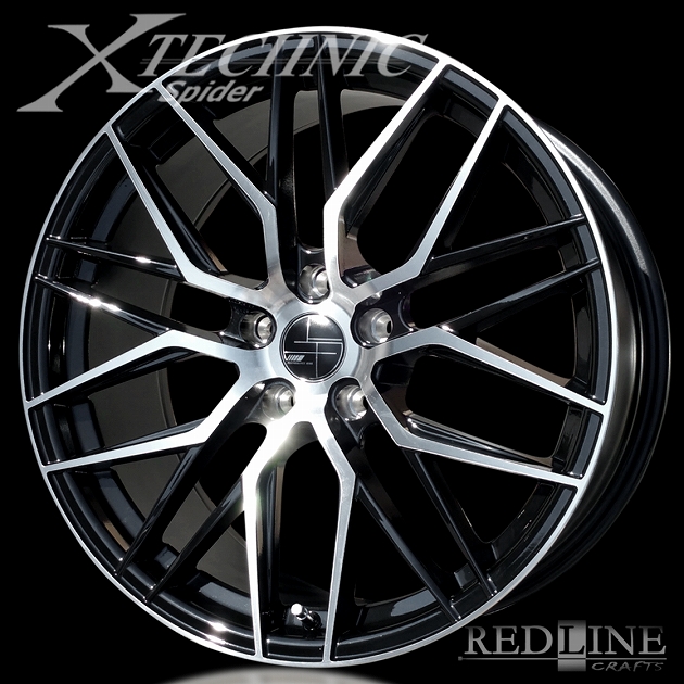 ■ X-TECHNIC Spider ■

19x8.5J OFF+40　5H/PCD114.3

精悍な見た目のスパイダーメッシュホイール4本セット

レクサスNX/マークX/ハリアー/プリウスα/エルグランド/デリカD5他