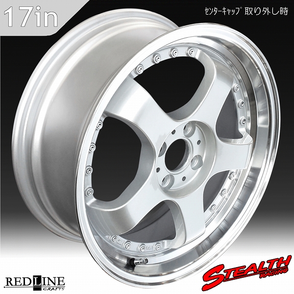 ■ STEALTH Racing K35 ■

17X7.0J　OFF+42　PCD100

人気の2段スーパーディープリム!!

シャコタン/走り屋さん/カスタムカー推薦!!